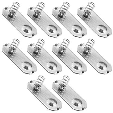 Imagem de The Lord of the Tools 10Pcs Battery Spring Plates Replacement Compatible with Nintendo Game Boy/Game Boy Classic Battery Contact Springs Battery Conducting Spring Strip Plates