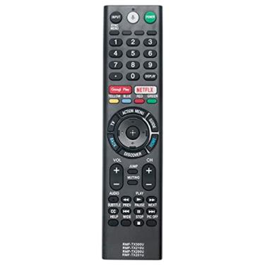 Imagem de Controle remoto de substituição RMF-TX201U para Smart TV Sony XBR-75Z9D XBR-77A1E XBR-55A1E XBR-100Z9D XBR-65Z9D XBR-65A1E XBR75Z9D XBR77A1E XBR55A1E XBR1000A1E Pulseira Z9D X65Z9D XBR65A1E