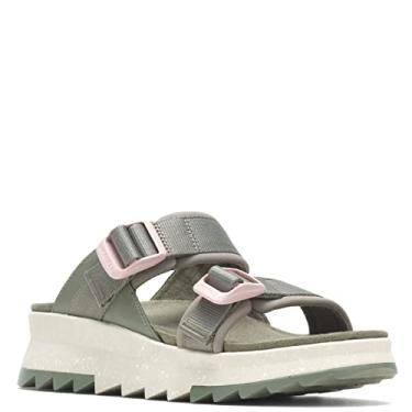 Imagem de Merrell Alpine Cush Sandália anabela feminina, Líquen, 11