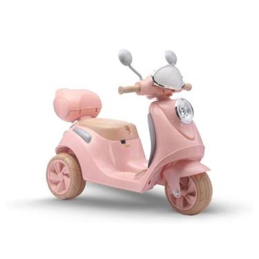 Imagem de Moto Elétrica Infantil Scooter Bella Com Luzes e Sons T3 6v Bang Toys,