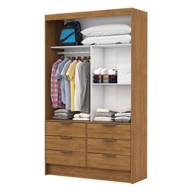 Imagem de Closet De Casal Sevilha Com 6 Gavetas Carioca Móveis Freijó