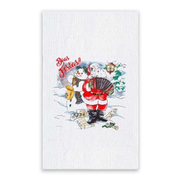 Imagem de Pano De Prato Natal Gigante Algodão 75cm X 52cm