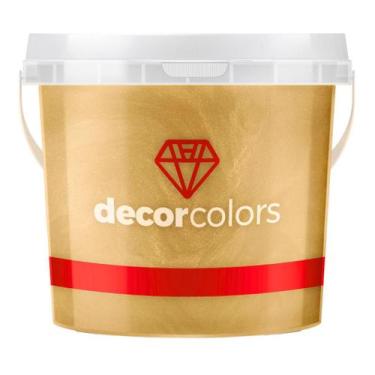 Imagem de Cimento Queimado Diamantado 3,2 kg - Decor Colors - 000003, Ouro