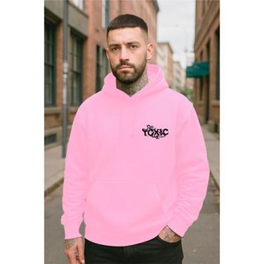 Imagem de Blusa De Frio Estampada Mletom Unissex Flanelado Toxic 100% Algodão La