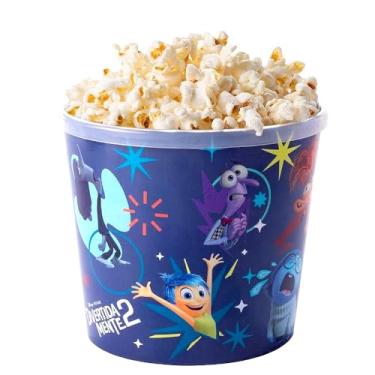 Imagem de Vasilha para Pipoca Balde Infantil Divertidamente 2 Litros Pote de Pipoca
