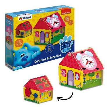 Imagem de Casinha Interativa De Madeira Blue's Clues Xalingo - Napolestore