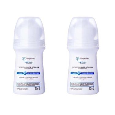 Imagem de KIT 2 Desodorante Roll-On Uso Diário Alergoshop 50ml, Branco