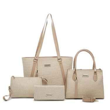 Imagem de Kit 4 Peças Bolsa Feminina Atacado Revenda Direto da Fábrica - Mariah 