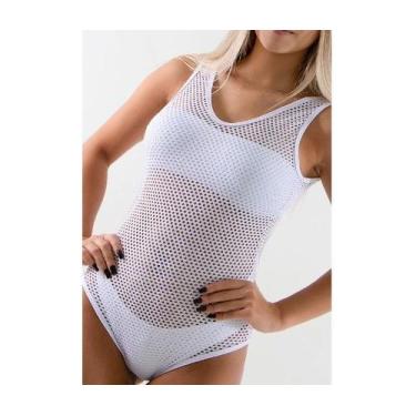 Imagem de Body Telinha Regata - Diluxo, P, Branco, feminino