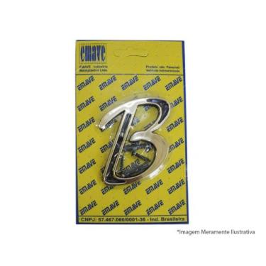 Imagem de Letra Residencia Colonial Pvc Pr/Dour B Bl - EMAVE