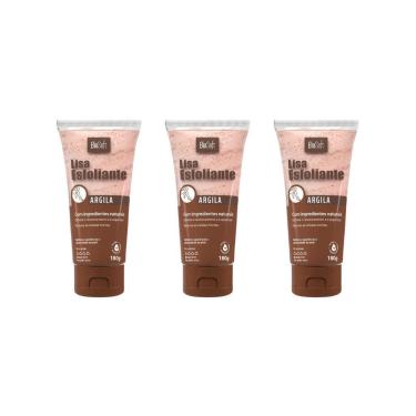 Imagem de Creme Esfoliante Soft Hair 180G Biosoft Argila - Kit Com 3Un