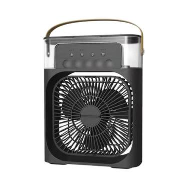 Imagem de Ventilador De Mesa Portátil Três Em Um, Ar Condicionado, Luz Noturna L