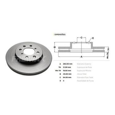 Imagem de Par de DISCO FREIO HONDA CIVIC 1.6 16V ./06DIAN VENTILA - Fremax