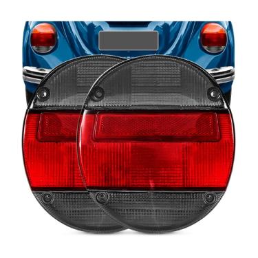 Imagem de Par Lente Lanterna Fusca Fafa 79 80 81 82 86 93 96 Traseira