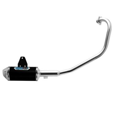 Imagem de Escapamento de Moto  Pro Tork Mini 3 Fazer 150 e Factor 125/150, PRETO