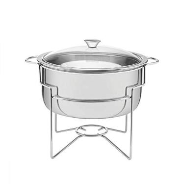 Imagem de Rechaud Banho-maria Tramontina Em Aço Inox 7 L Tramontina Inox Rechaud Aco Inox Aramado S/fogar.7l