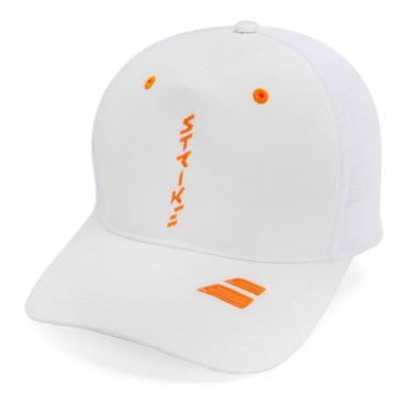 Imagem de Boné Babolat Curve Trucker Branco e Laranja