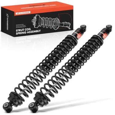 Imagem de A-Premium Amortecedor de suspensão de ajuste de carga traseira com mola helicoidal compatível com modelos Chevrolet e GMC - Silverado 1500 e Sierra 1500 1999-2006, Classic 2007-4WD/AWD, conjunto de 2