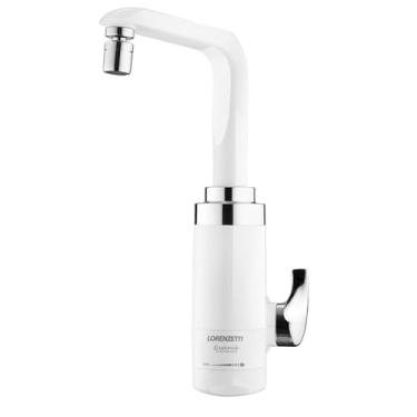 Imagem de Torneira Elétrica Essence Parede Eletrônica Branco/Cromado 4600W 127V~ Lorenzetti