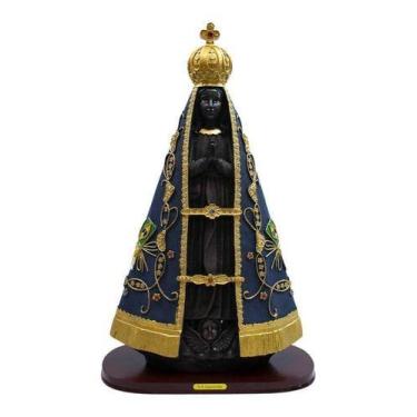 Imagem de Imagem Religiosa Nossa Senhora Aparecida 52cm Resina - Skin Zabom, Rea