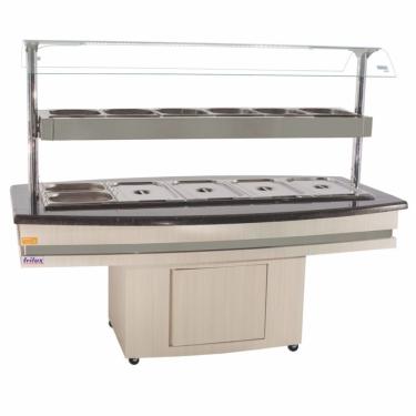Imagem de Buffet Self Service Conjugado 10gns Rf130 Frilux Buffet Quente E Frio 220v