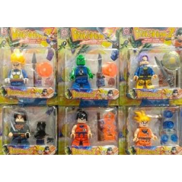 Imagem de Brinquedo Infantil Kit Com 6 Mini Bonecos Dragon Ball Z Coleção Mais A