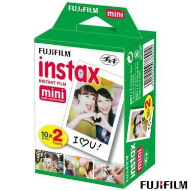 Imagem de Filme Fujifilm Instax Mini Branco 20 Fotos, 54 X 86 mm, ISO 800