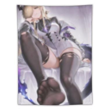 Imagem de LIEGBMEU Sexy Bikini Hot Anime Girl Tapeçaria 152.4 cm x 203.2 cm Interior Exterior Wall Quilt Art Decoração de Tapeçaria Caprichosa, AF179