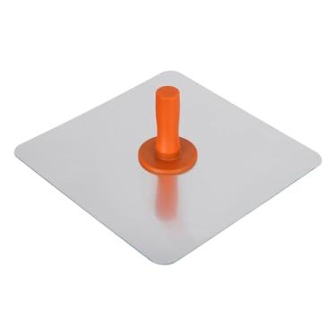 Imagem de Baoblaze Ferramenta profissional de gesso de alumínio com cabo confortável, placa de lama para gesso, fácil de segurar, para alvenaria de drywall, 34.5 Cm X 11 Cm