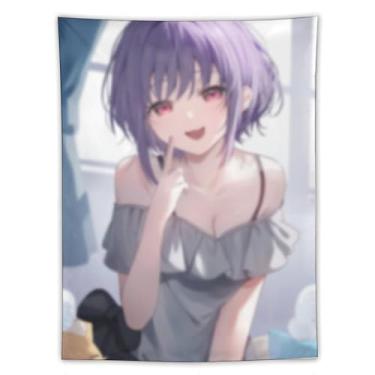 Imagem de LIEGBMEU Sexy Bikini Hot Anime Girl Tapeçaria 152.4 cm x 203.2 cm Interior Exterior Wall Quilt Art Decoração de Tapeçaria Caprichosa, AF158