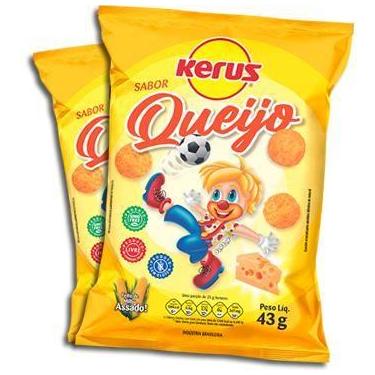 Imagem de Salgadinho kerus 43g queijo c/10