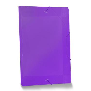 Imagem de Pasta Aba Elástica Ofício com Lombo de 2 cm Lilás Line - Dac Escritóri