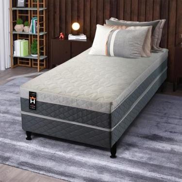 Imagem de Conjugado Solteiro Dallas D28 Ortopédico 88x188x56 Cinza - King House