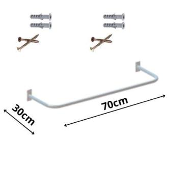 Imagem de Arara De Parede Cabideiro Loja Reta 70CM - ART'FORTE