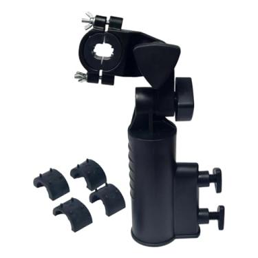 Imagem de YIJU Suporte para guarda-chuva de carrinho de golfe, resistente, leve, ângulo ajustável, acessório portátil, suporte universal para cadeira de praia