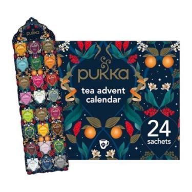Imagem de Calendário do Advento Pukka 2024 Chá orgânico com 24 saquetas