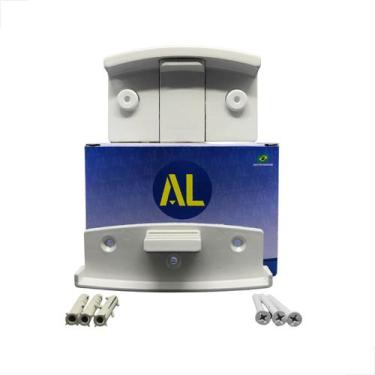 Imagem de Fechadura Bate Fecha V/A Furação Blindex 1571B Branco - AL