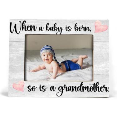 Imagem de Porta-retratos XDFVL First Time Grandma Gifts 8x10 polegadas