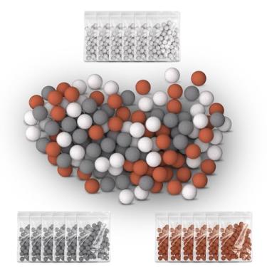 Imagem de Grânulo de cabeça de chuveiro mineral ânion de substituição, refis de água purificadora, filtro de contas de pedra, esfera de pedra de filtragem de contas minerais para chuveiro de água dura, 18