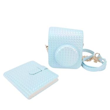 Imagem de Generic Capa de Bolsa de Câmera Instantânea, Estojo de Proteção contra Câmera Instantânea Linda Com álbum de Fotos para Fotografar (Azul)