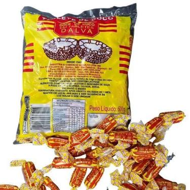 Imagem de Bala Dalva de Coco - Embalagem com 500 g