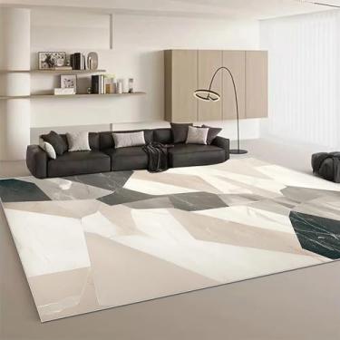 Imagem de Tapetes decorativos geométricos luxuosos para sala de estar, estilo carpete, para sofás e pisos laterais, macios para quarto (180 x 230 cm (70 x 89 pol.)/hxx-250730000552)