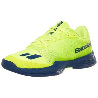Imagem de Babolat Tênis masculino Jet Mach Pickleball, Amarelo fluorescente/azul estado, 43