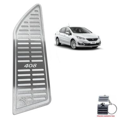 Imagem de Descanso De Pé Peugeot 408 2011 Até 2019 Aço Inox