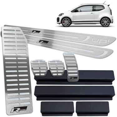 Imagem de Descanso Pedaleira Manual Soleira Prata BR Up R-line 2 Porta