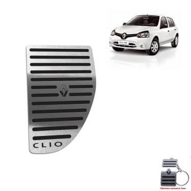 Imagem de Descanso De Pé Em Aço Inox Renault Clio 2013/2019 Preto