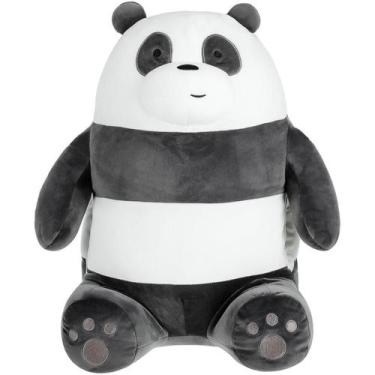Imagem de Urso de Pelúcia We Bare Bears Panda Gigante Macio Miniso