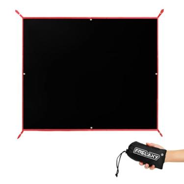 Imagem de Frelaxy Pegada de barraca, lona de acampamento impermeável, piso de barraca durável para elevar seu acampamento, caminhada, mochila, rede, experiência de praia