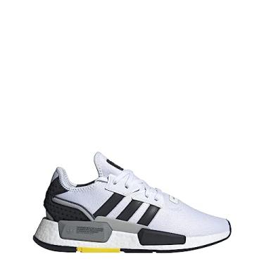 Imagem de Adidas OZMILLEN Trainer Tênis de corrida e treinamento masculino, Branco nuvem, preto/cinza, seis, 45