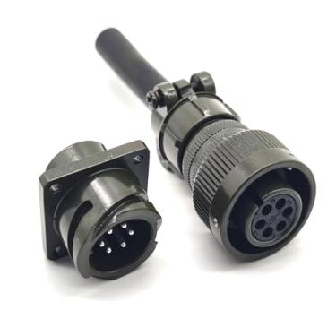 Imagem de GXMRHWY Conector Macho E Fêmea De 6 Pinos Série Baioneta 3106A14S-6 3102A14S-6